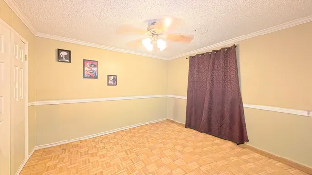 a view of a room with an empty space