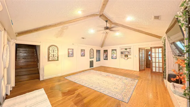 a view of a house with a swimming pool