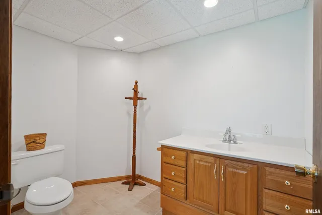 a bathroom with a sink and a toilet