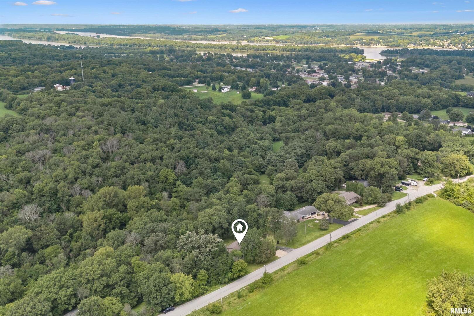 8528 101st Street West Andalusia, IL 61232 - Photo 41 of 42 a view of a city with lush green forest