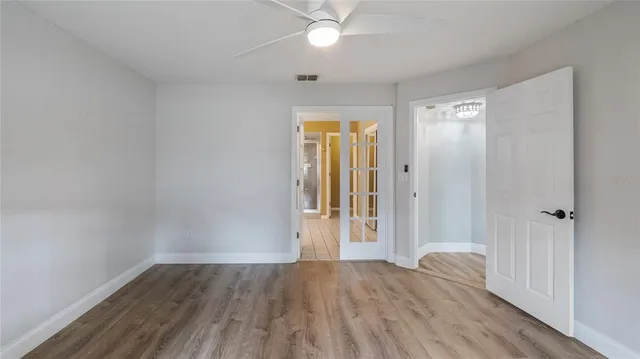 wooden floor in an empty room