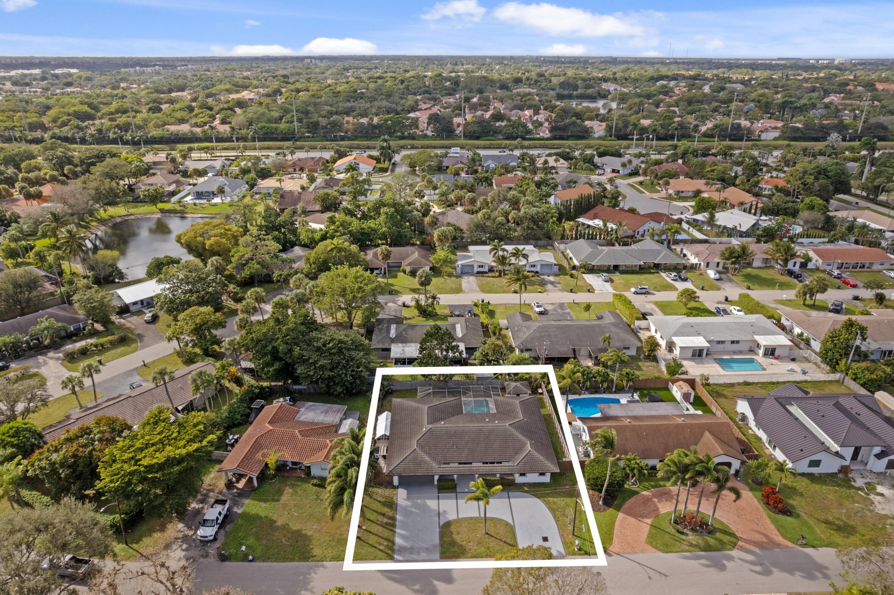 383 Denny Court Boca Raton, FL 33486 - Photo 29 of 43 Aerial Neighborhood View