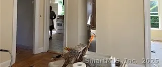 an entryway with a view of bedroom