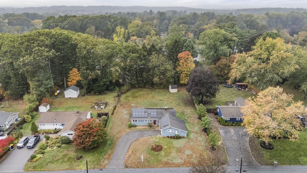 8 Clara Road Framingham, MA 01701 - Photo 32 of 41 an aerial view of a house with yard