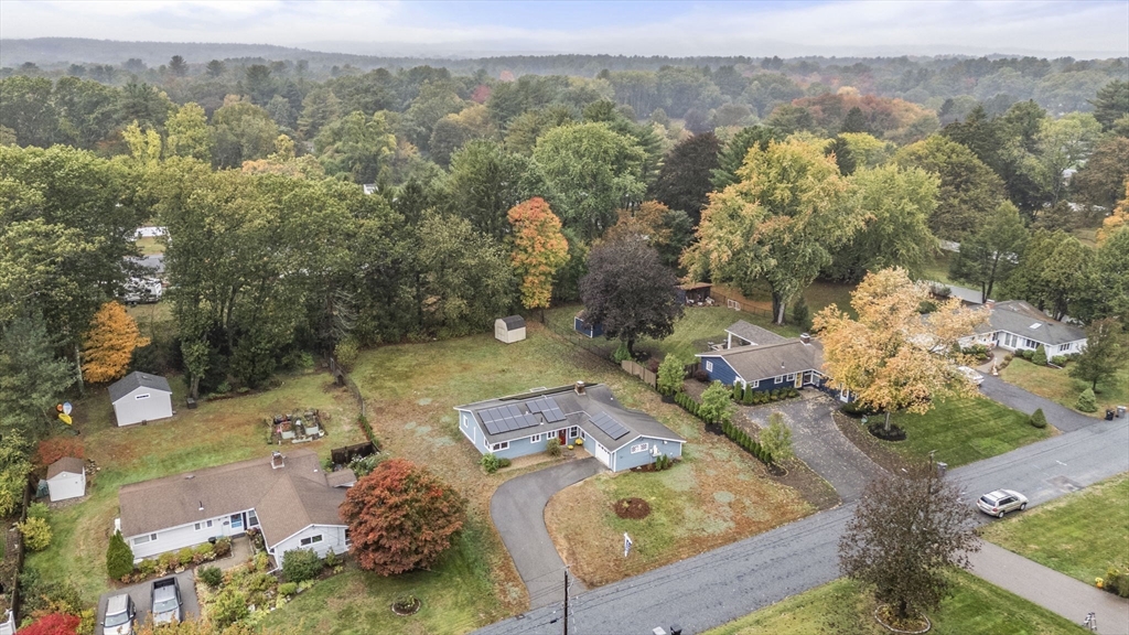 8 Clara Road Framingham, MA 01701 - Photo 33 of 41 an aerial view of a house with a yard