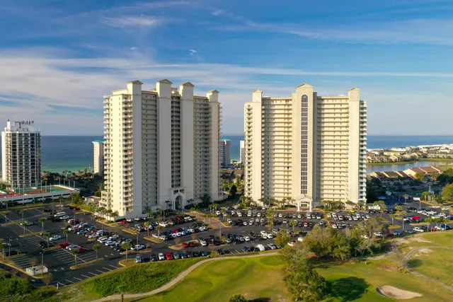 a view of swimming pool with outdoor seating