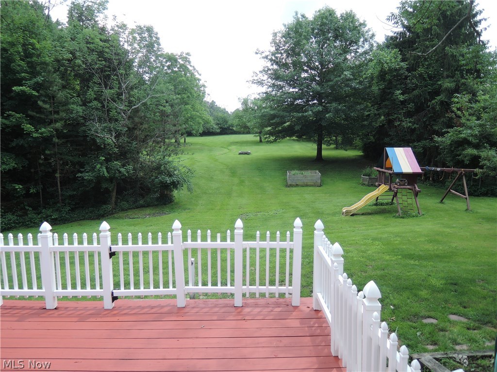 9061 Fairmount Road Novelty, OH 44072 - Photo 21 of 35 Deck next to house looking into the private back yard.