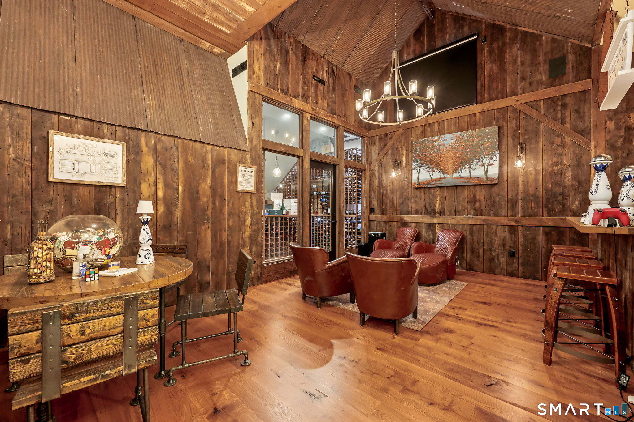 149 Dudley Road Wilton, CT 06897 - Photo 30 of 40 Speak Easy with Large Wine Room