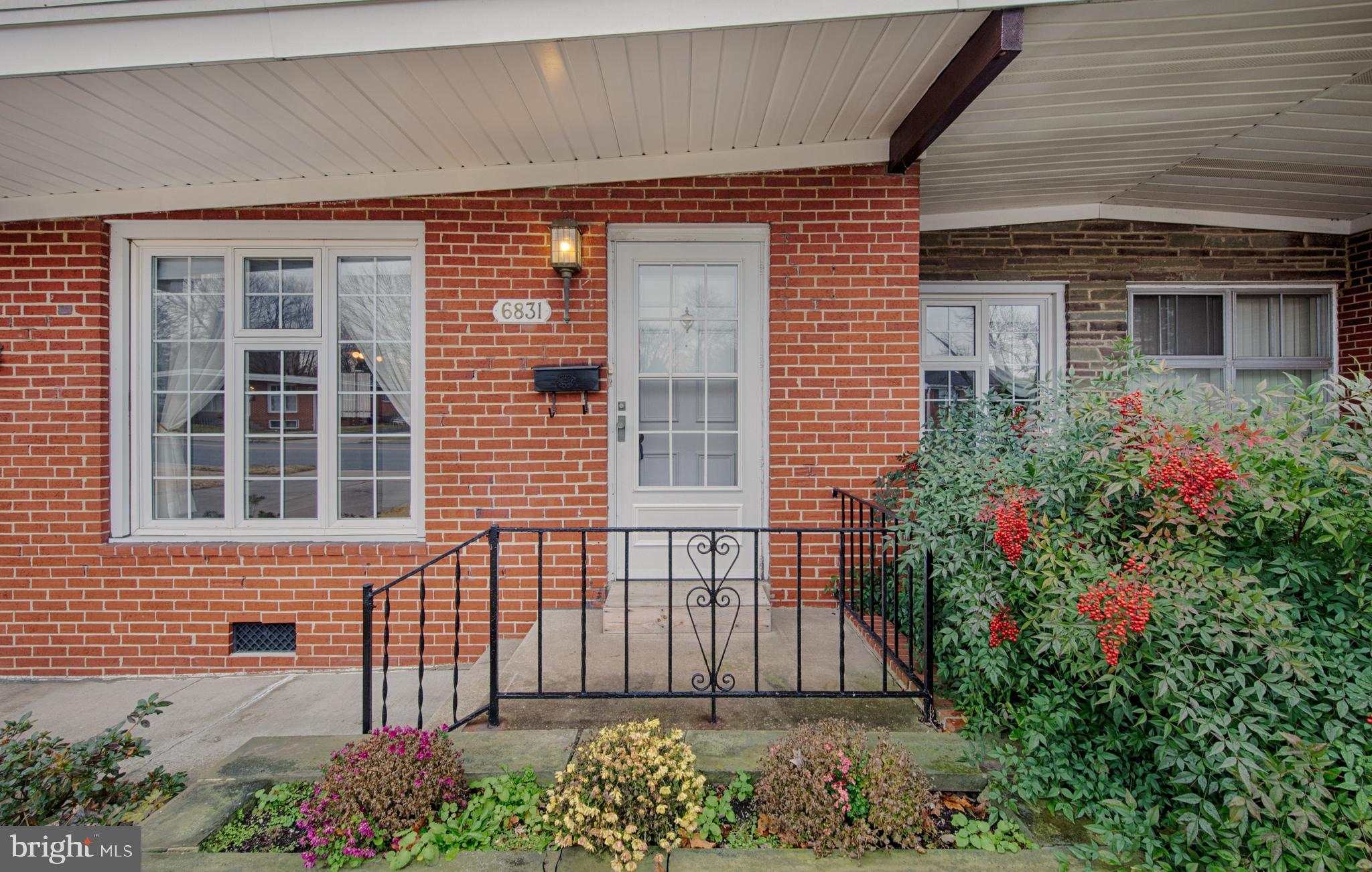 6831 Queens Ferry Road Baltimore, MD 21239 - Photo 26 of 30 Covered Front Entry