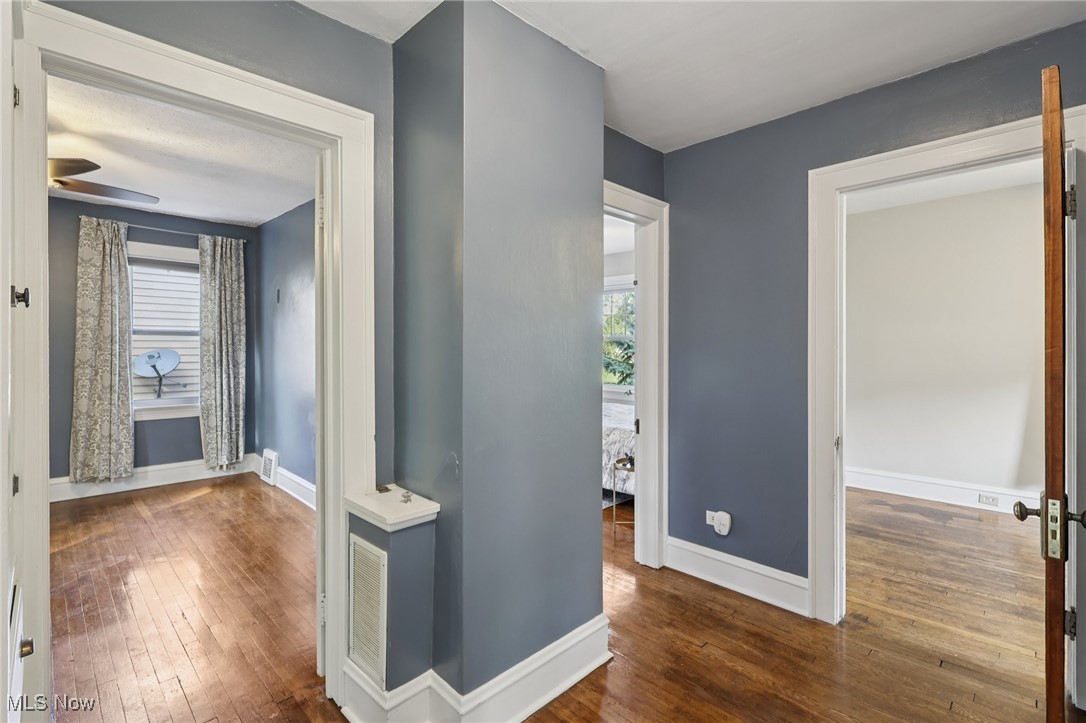 2482 Princeton Road Cleveland, OH 44118 - Photo 21 of 32 Hall featuring dark wood finished floors and plenty of natural light