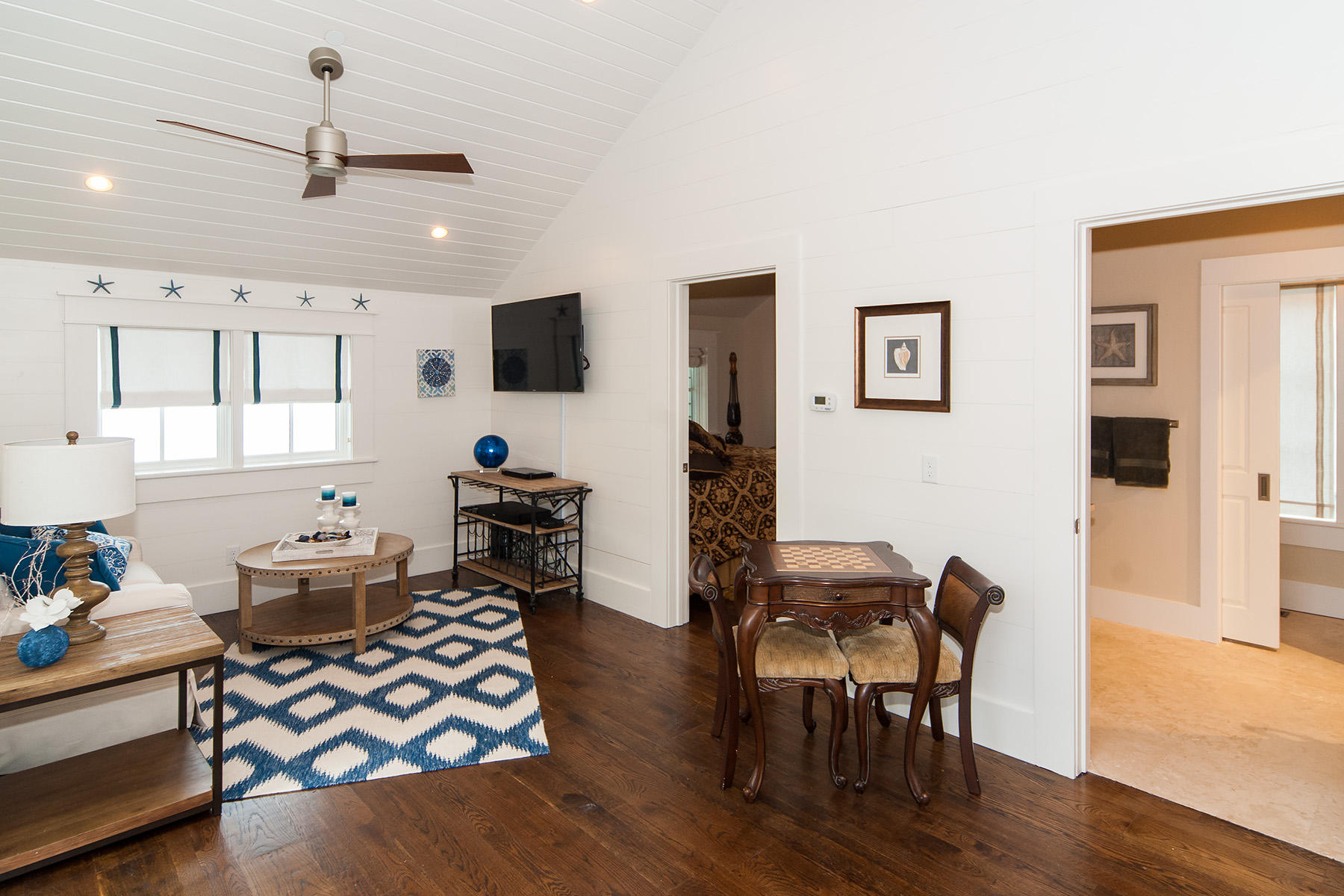 33 Bluff Lane Santa Rosa Beach, FL 32459 - Photo 21 of 37 a living room with furniture and a wooden floor
