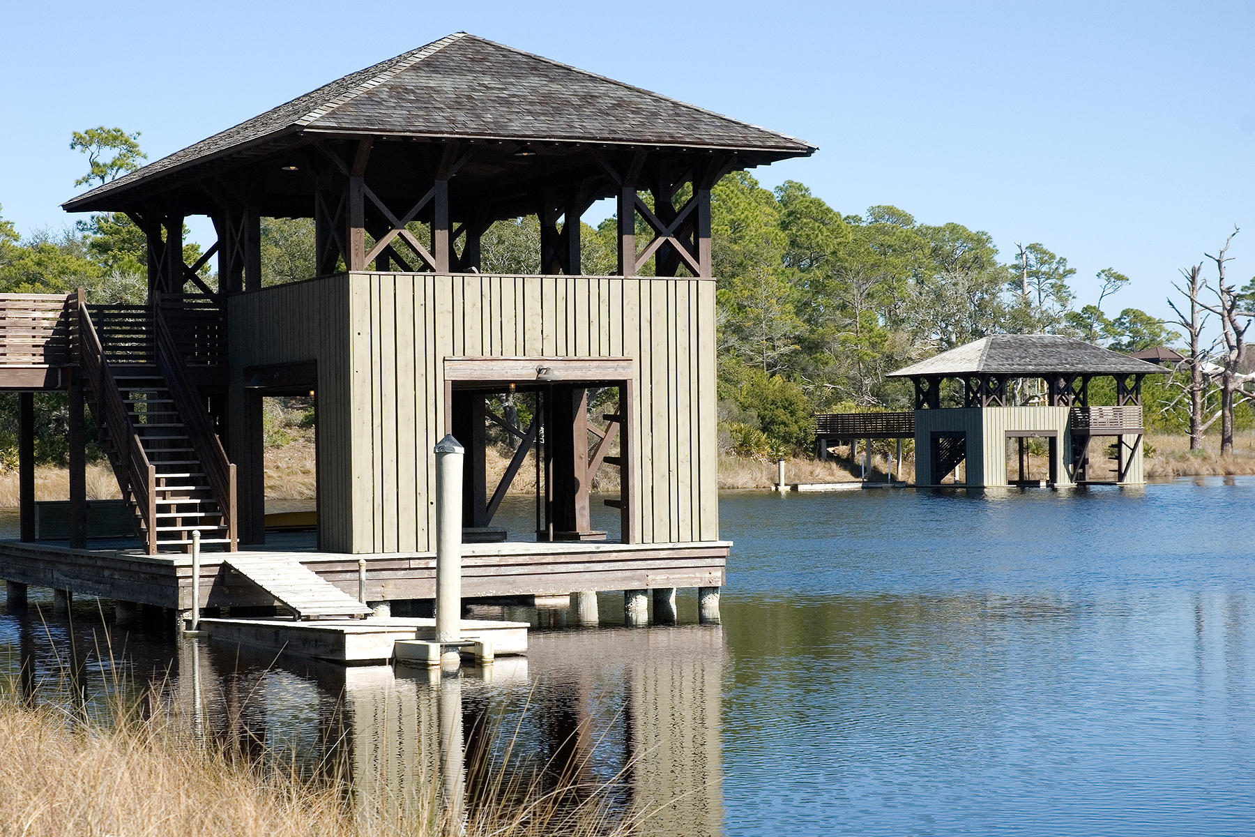 33 Bluff Lane Santa Rosa Beach, FL 32459 - Photo 28 of 37 a view of a lake with a house