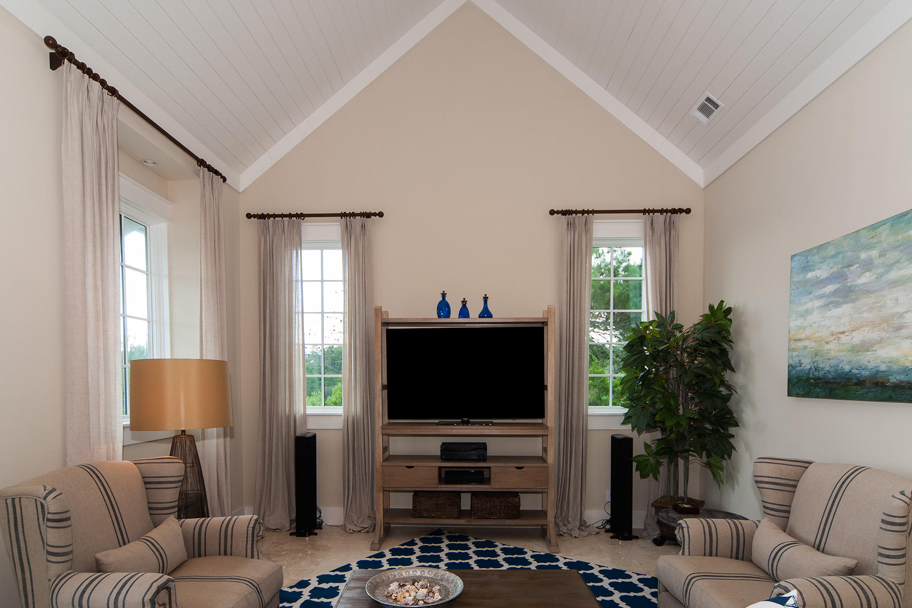 33 Bluff Lane Santa Rosa Beach, FL 32459 - Photo 3 of 37 a living room with furniture and a flat screen tv
