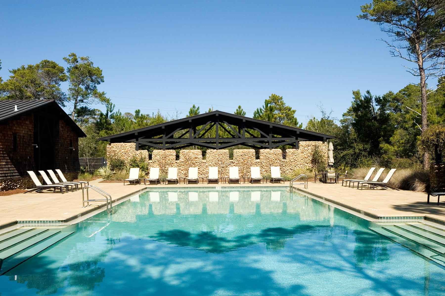 33 Bluff Lane Santa Rosa Beach, FL 32459 - Photo 35 of 37 a view of a swimming pool with a patio