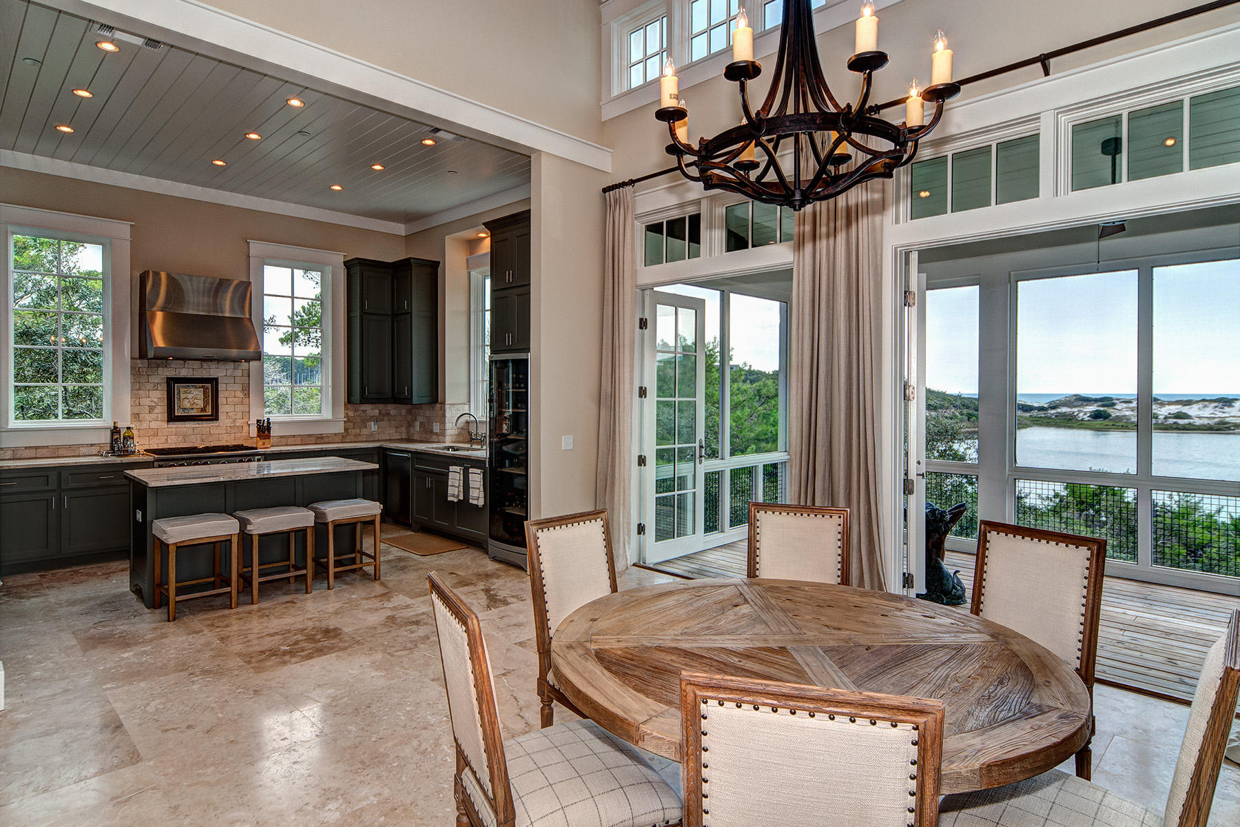 33 Bluff Lane Santa Rosa Beach, FL 32459 - Photo 5 of 37 a living room with furniture and a floor to ceiling window
