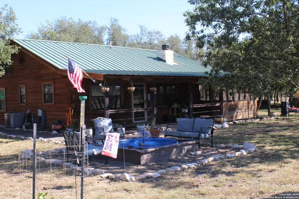 a view of the patio and dining area
