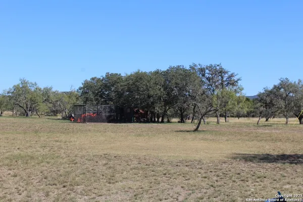 a view of an outdoor space and a yard