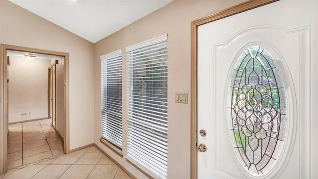 a view of front door with a door