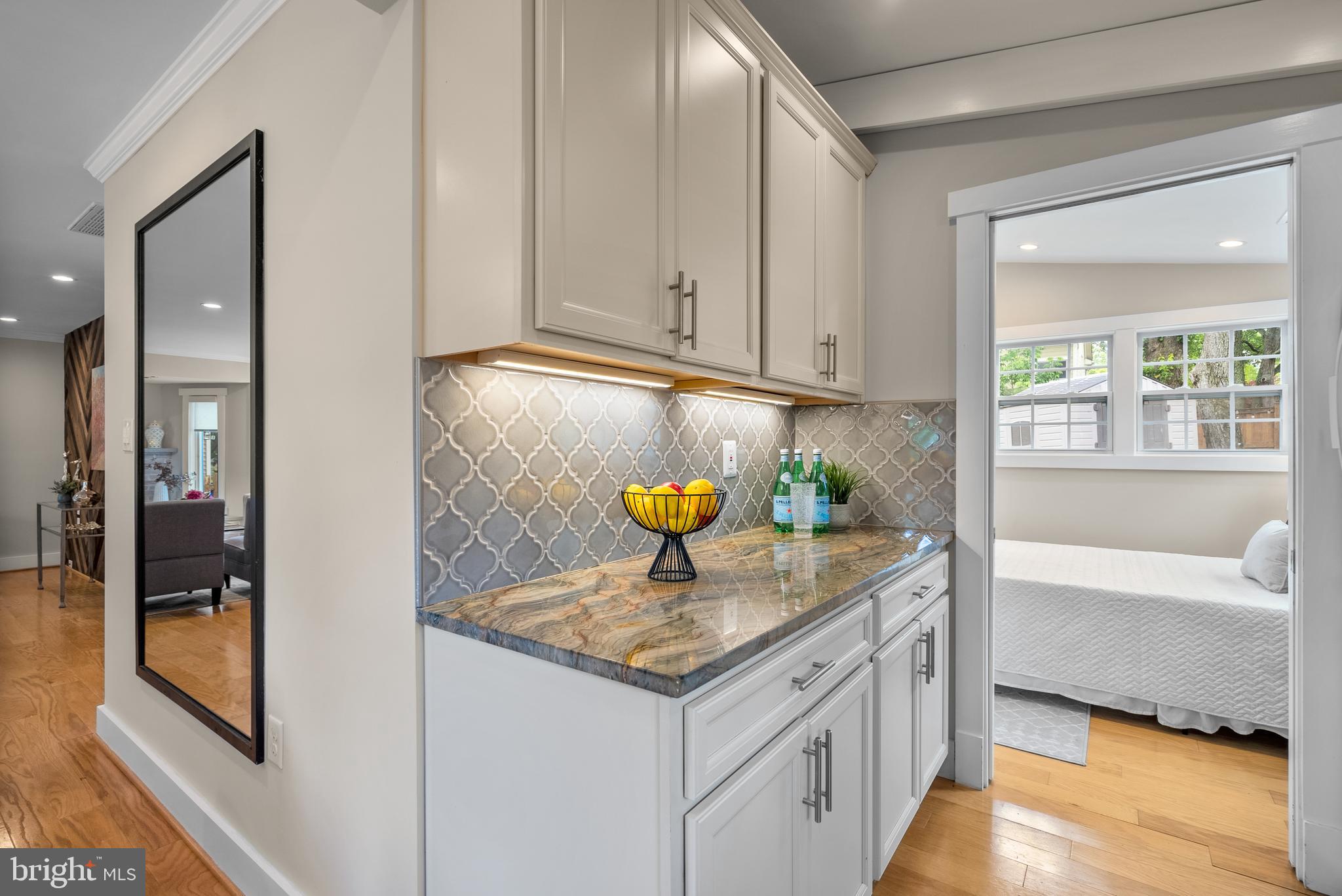 5 Webb Road Cabin John, MD 20818 - Photo 15 of 46 a kitchen with a sink a stove and cabinets