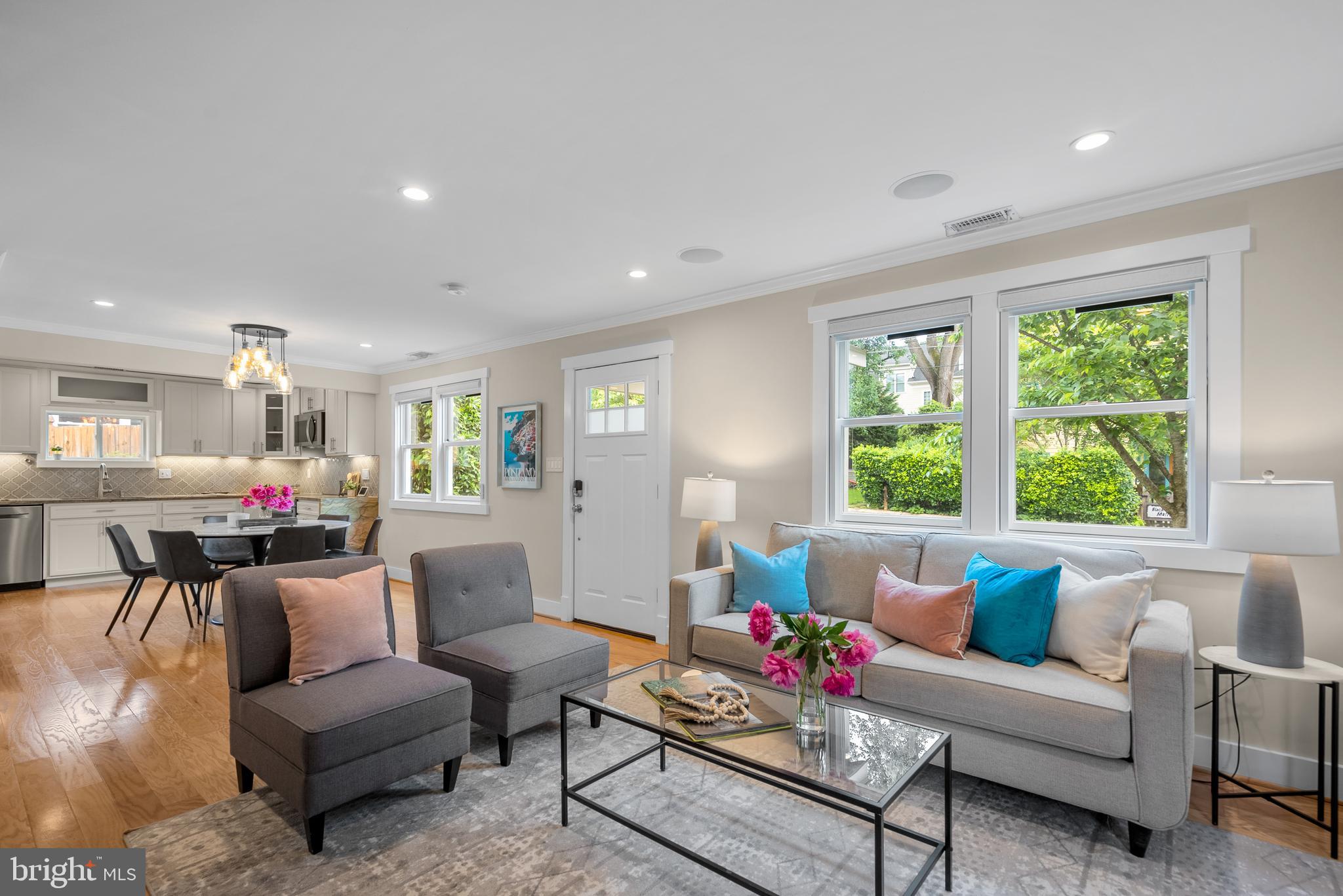 5 Webb Road Cabin John, MD 20818 - Photo 2 of 46 a living room with furniture and a large window