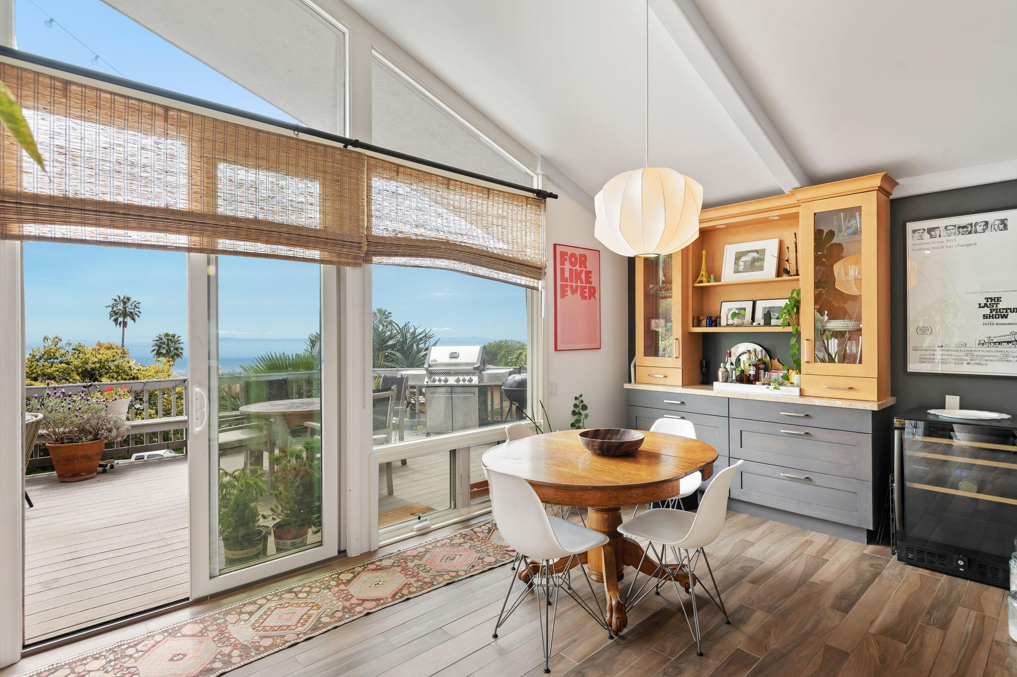 502 Las Alturas Road Santa Barbara, CA 93103 - Photo 8 of 36 Dining Area with Ocean View