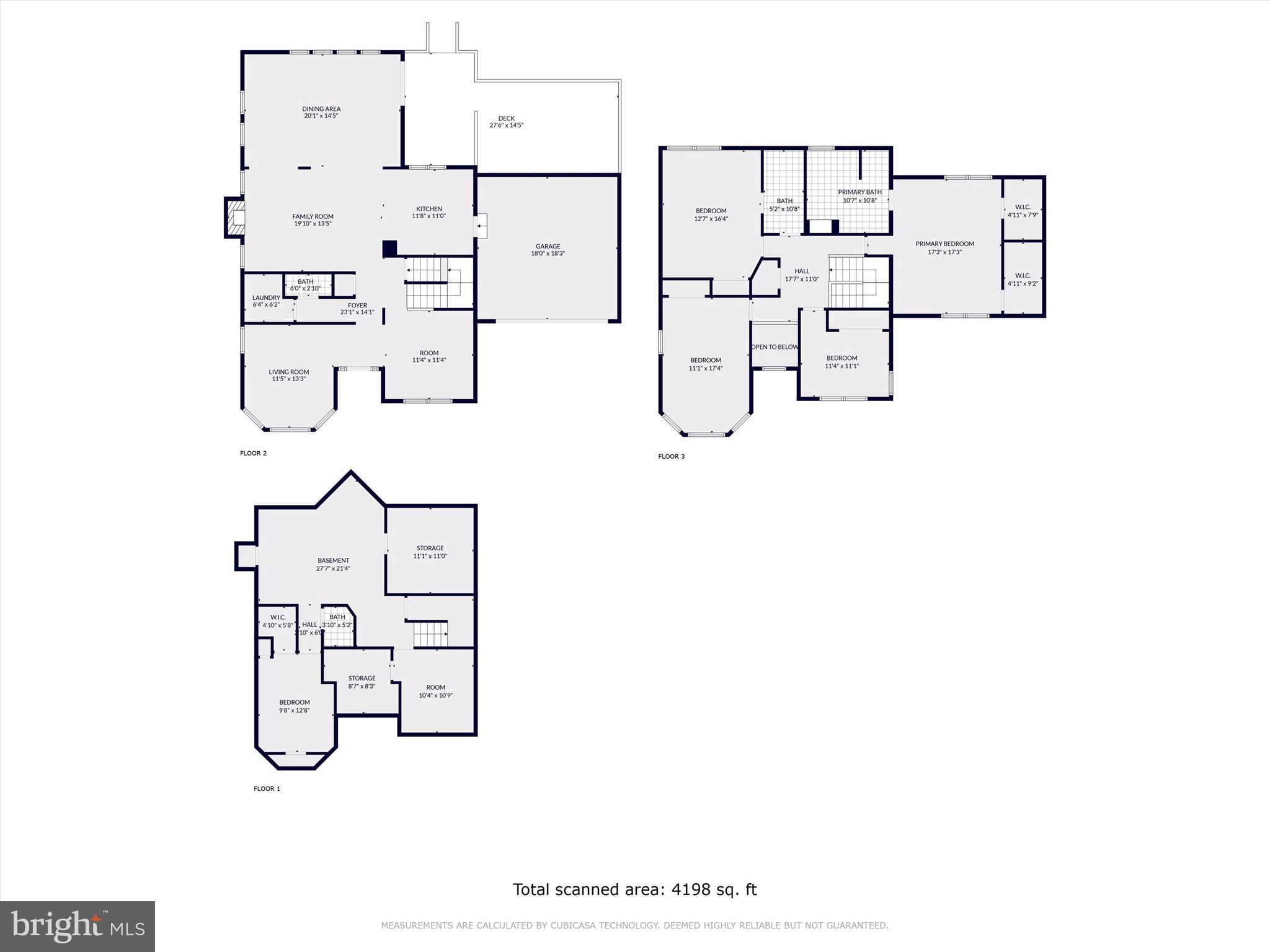 115 Troon Circle Mount Airy, MD 21771 - Photo 40 of 40 floorplan views of all three finished levels