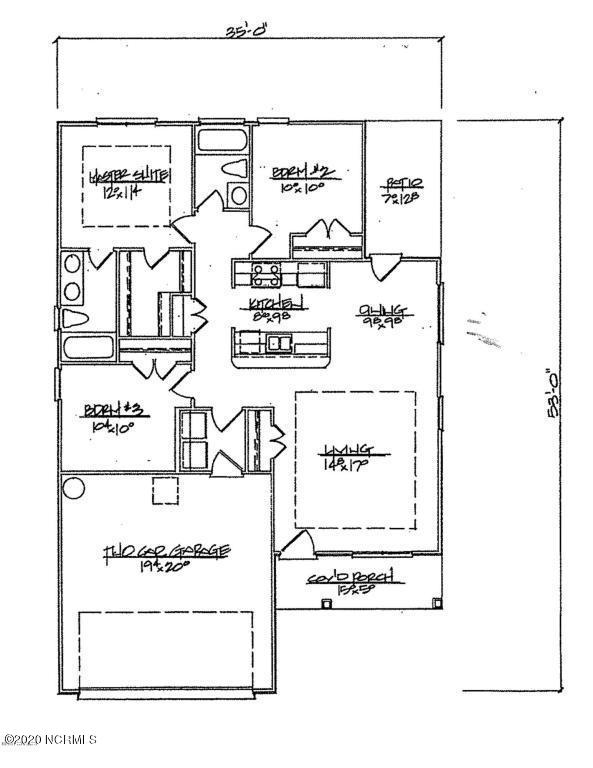 17 Owens Road Rocky Point, NC 28457 - Photo 11 of 11 Floorplan - Reversed