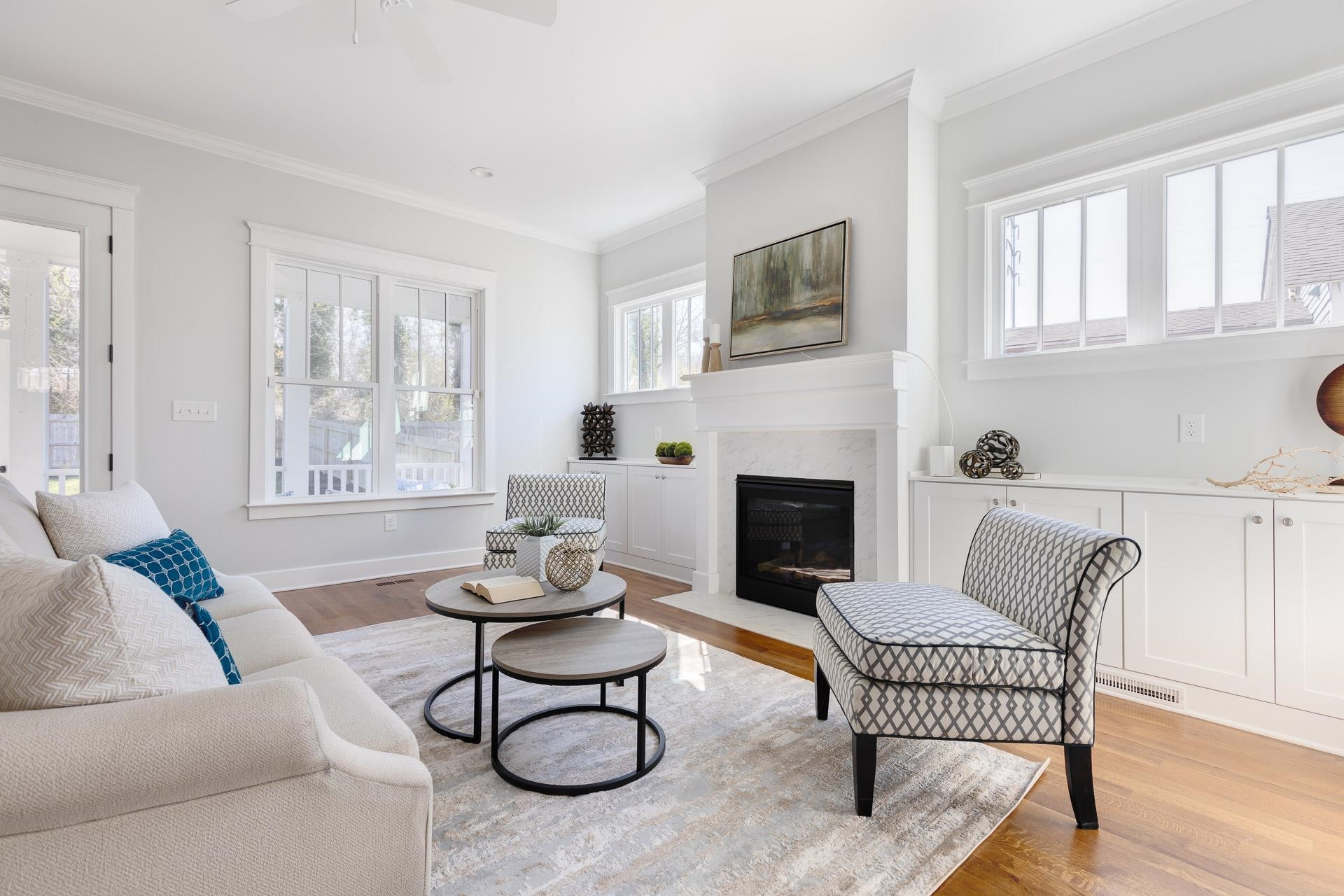 910 Sedgefield Street Durham, NC 27705 - Photo 14 of 39 a living room with furniture fireplace and a window