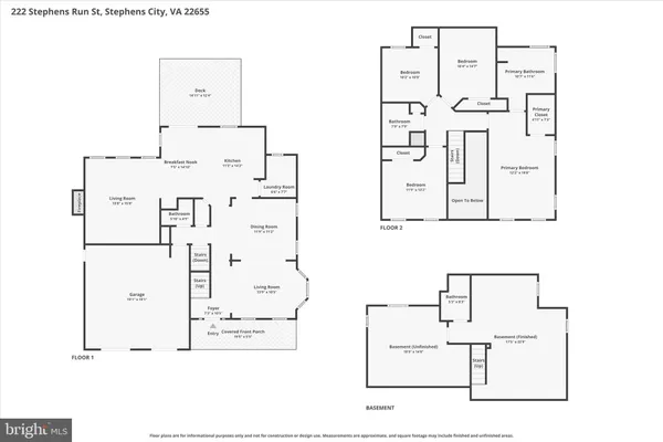 $524,900 | 222 Stephens Run Street, Stephens City, VA 22655