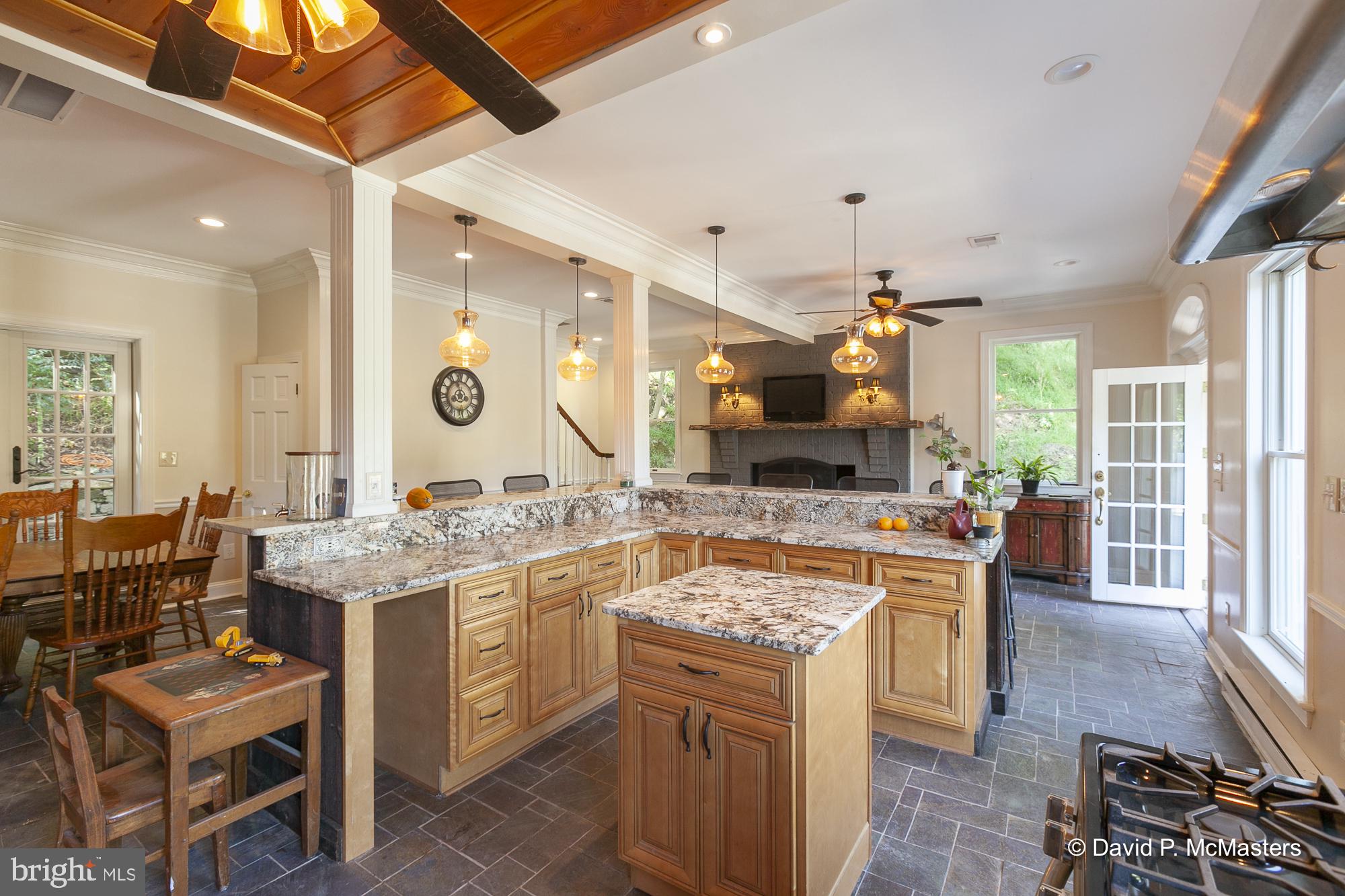 3632 Vineyard Road Falling Waters, WV 25419 - Photo 11 of 56 Kitchen w/ granite counters. Opens to the deck.