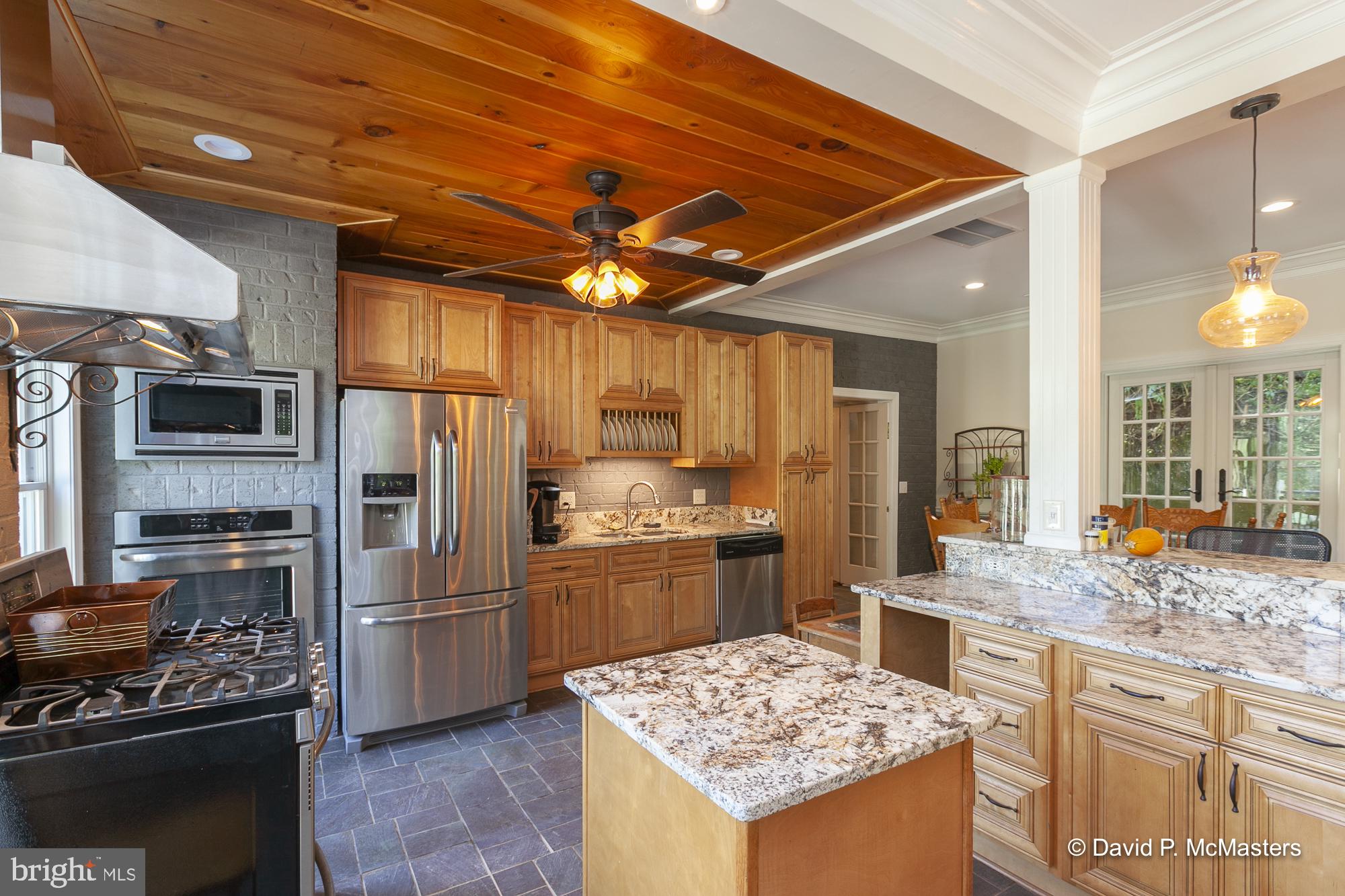 3632 Vineyard Road Falling Waters, WV 25419 - Photo 12 of 56 Wonderful wood ceiling. Rear opens to back patio