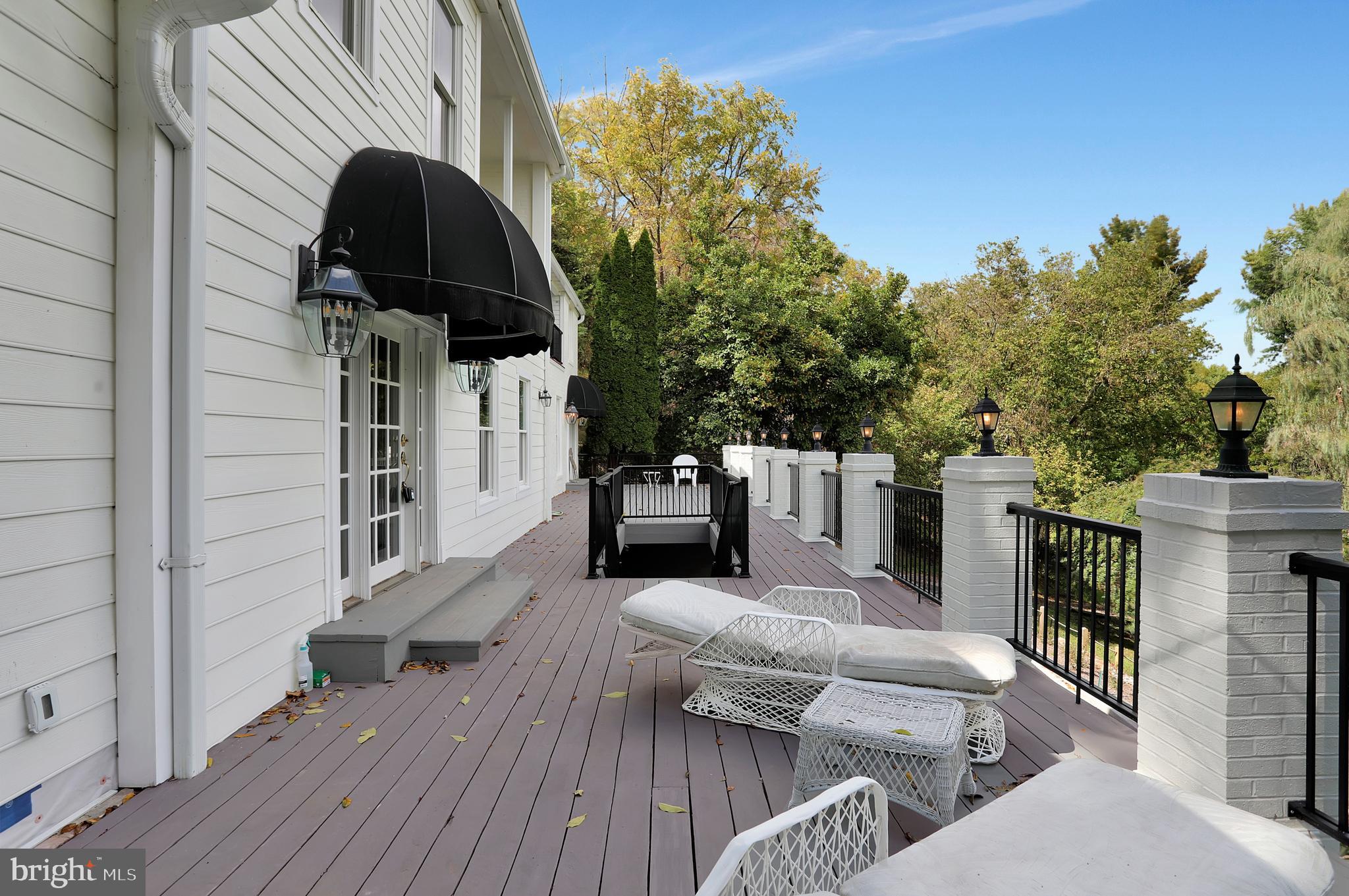 3632 Vineyard Road Falling Waters, WV 25419 - Photo 39 of 56 Huge front deck. River is visible 365 days/yr
