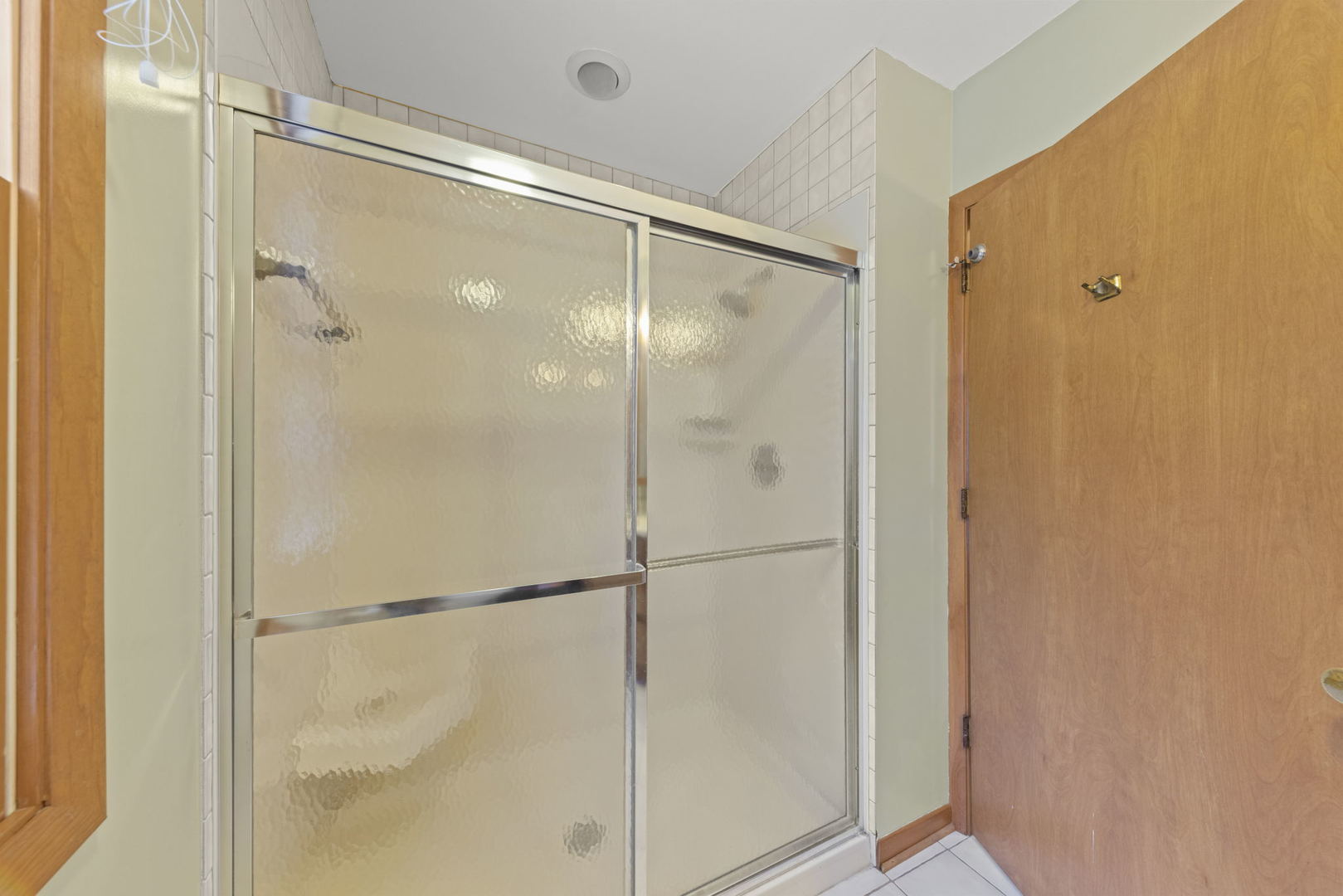 N521 Willow Road Wheaton, IL 60187 - Photo 21 of 64 a bathroom with a glass shower door