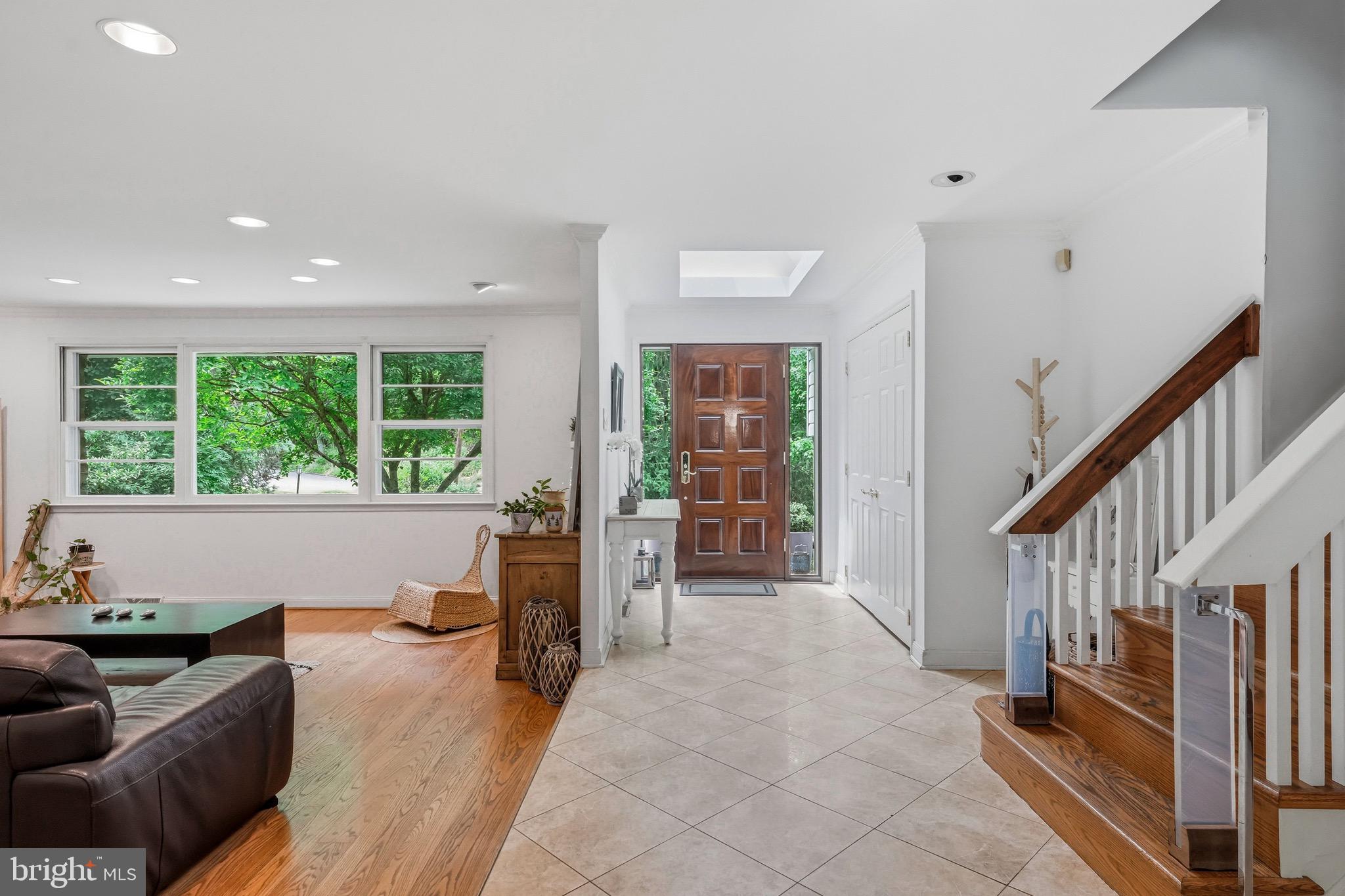1119 Centennial Road Penn Valley, PA 19072 - Photo 4 of 51 Light filled foyer from skylight and sidelites