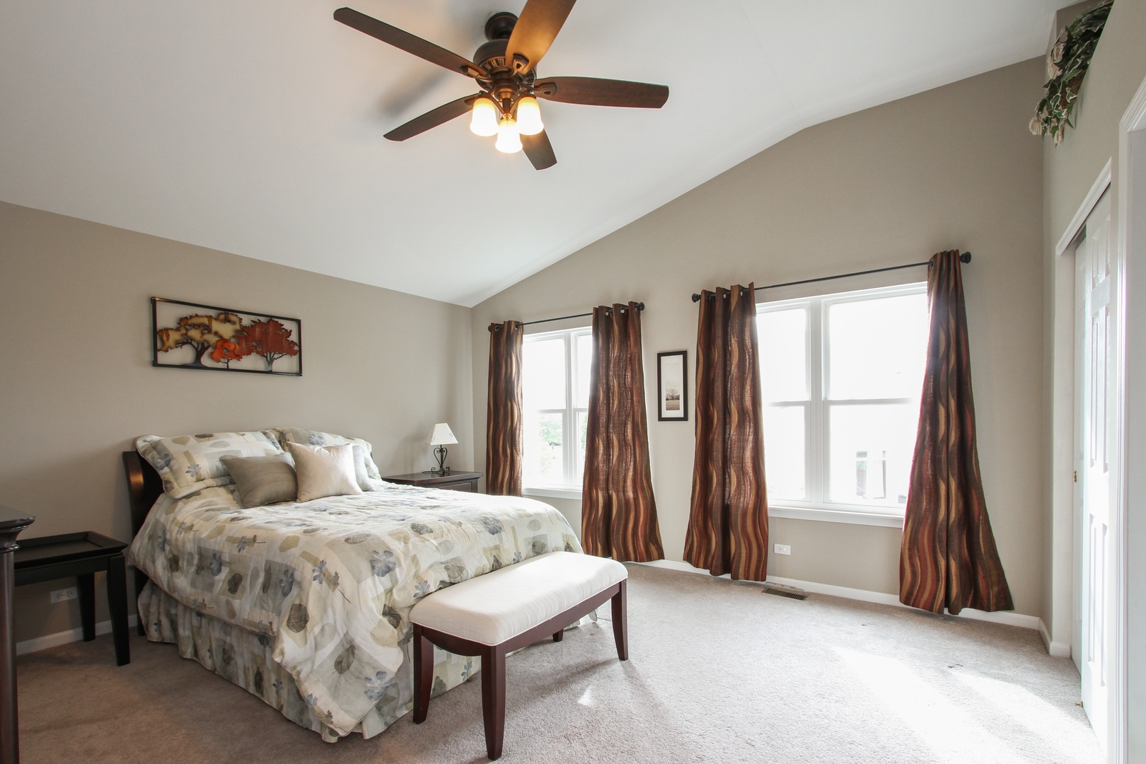 221 Ellis Road Lake In The Hills, IL 60156 - Photo 14 of 28 a bedroom with a bed and a window