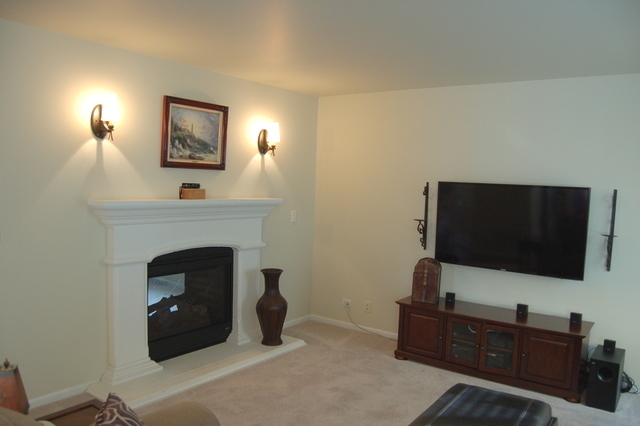 221 Ellis Road Lake In The Hills, IL 60156 - Photo 8 of 28 a living room with furniture and a flat screen tv