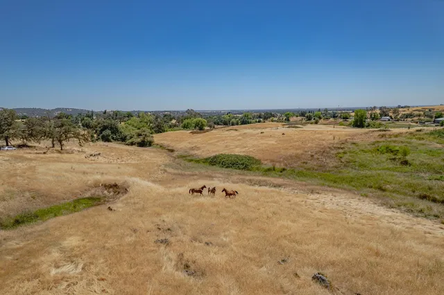a view of a beach with a building