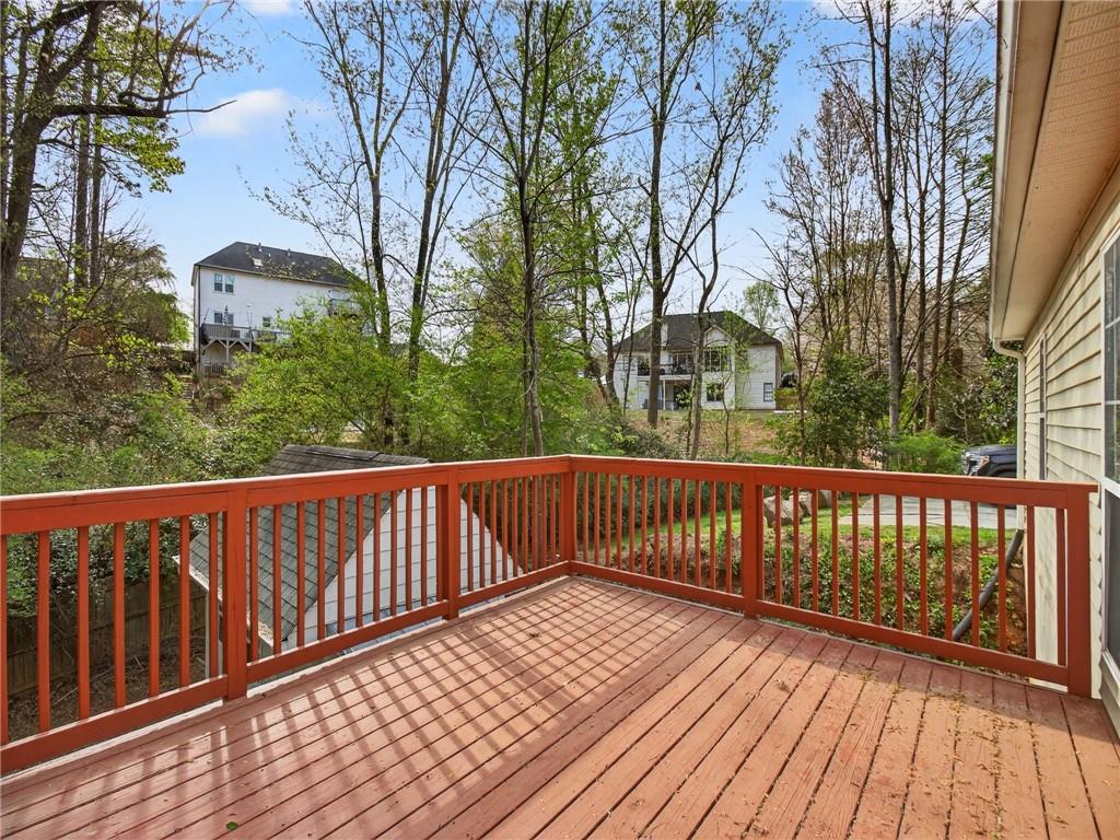 2038 Buford Dam Road Buford, GA 30518 - Photo 48 of 56 a view of wooden deck