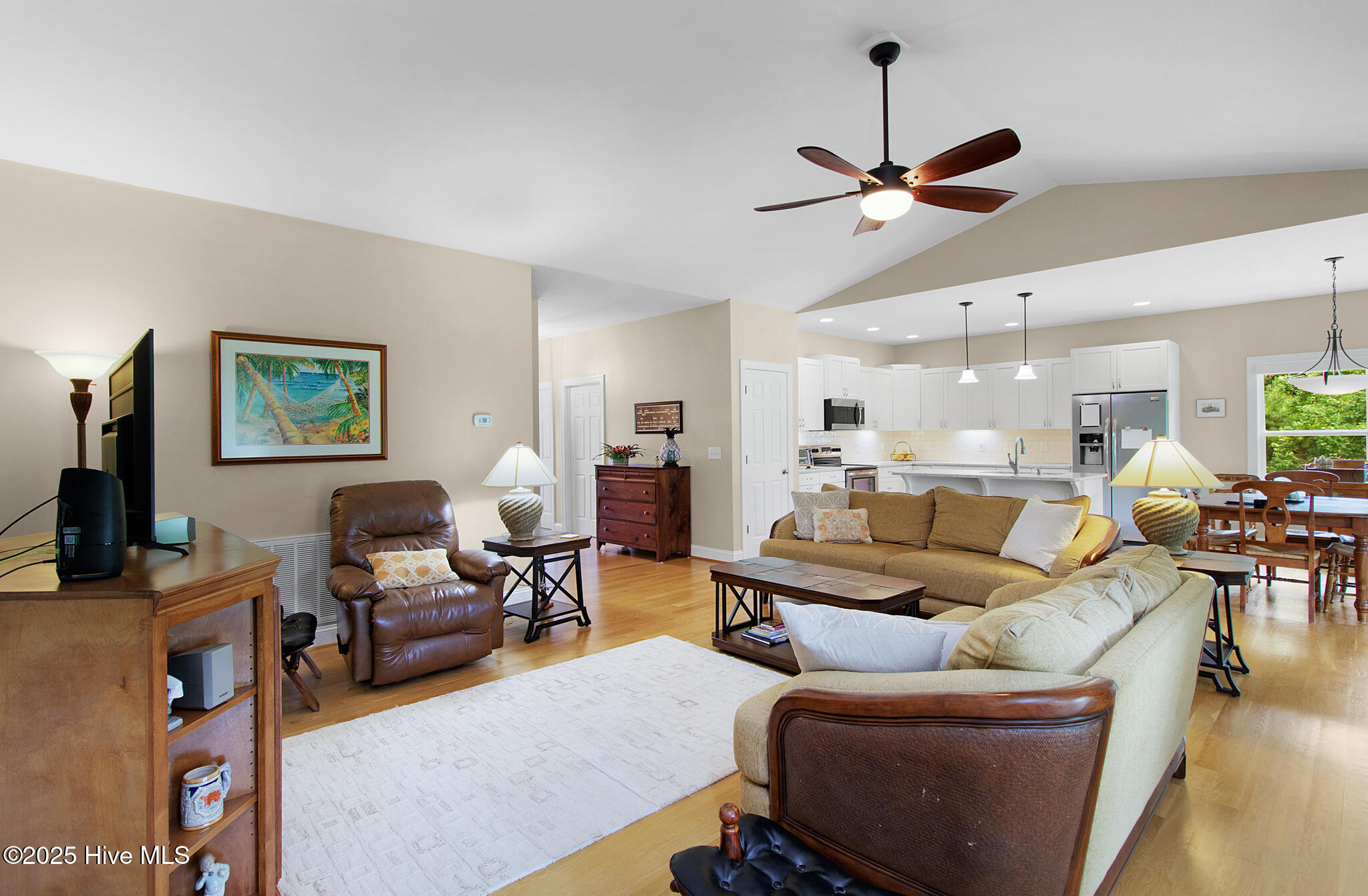 200 Pigott Road Gloucester, NC 28528 - Photo 15 of 54 Open living space w hardwood floors