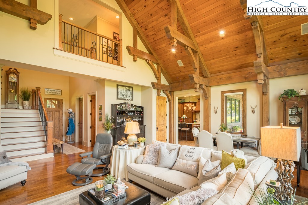 800 Turtle Creek Drive, Unit 4B Boone, NC 28607 - Photo 11 of 45 a living room with furniture and wooden floor