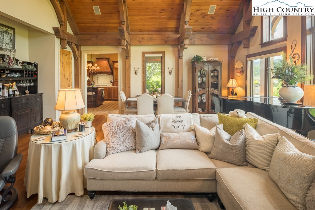 800 Turtle Creek Drive, Unit 4B Boone, NC 28607 - Photo 10 of 45 a living room with furniture and a large window