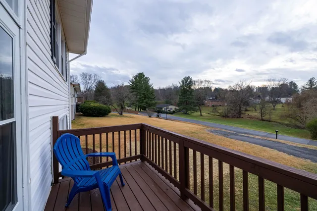 a view of a two chair in the balcony