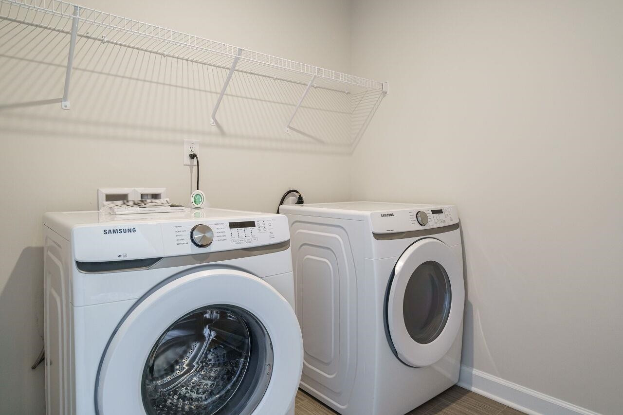 62 Maximus Circle Garner, NC 27529 - Photo 21 of 30 a utility room with dryer and washer