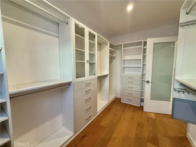 a view of walk in closet