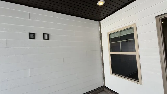 a view of front door