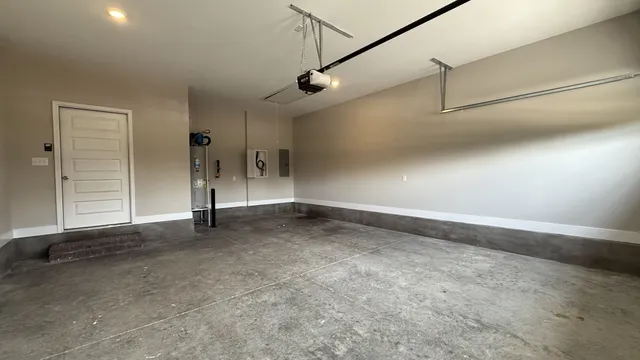 a view of a room with an empty space