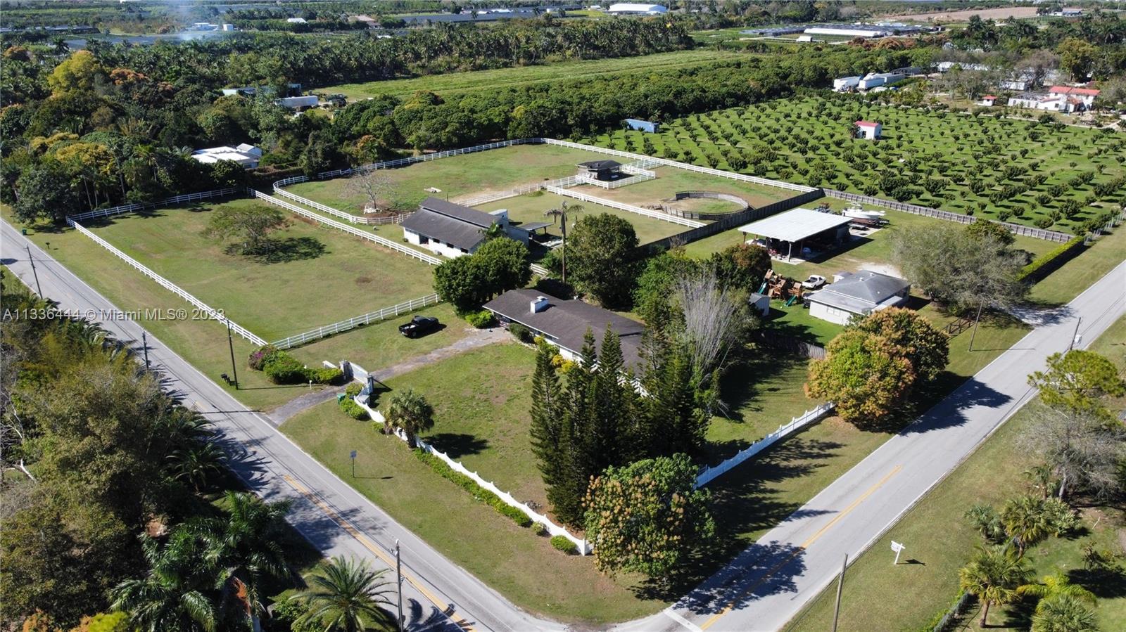 Redlands Homestead, FL 33031 - Photo 11 of 35 an aerial view of a house with a garden