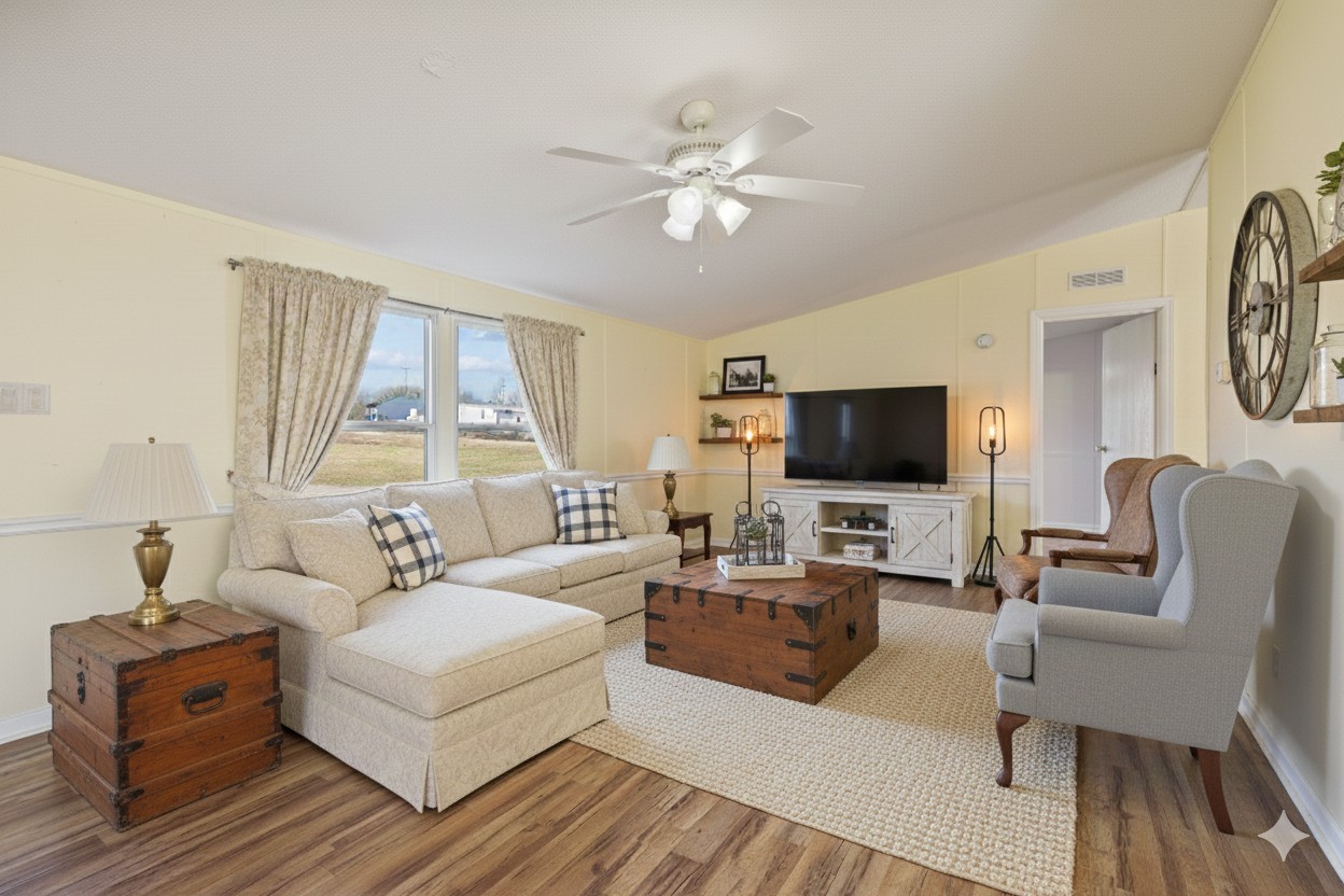 217 Tomlinson Road Lebanon, TN 37087 - Photo 4 of 23 a living room with furniture and a flat screen tv