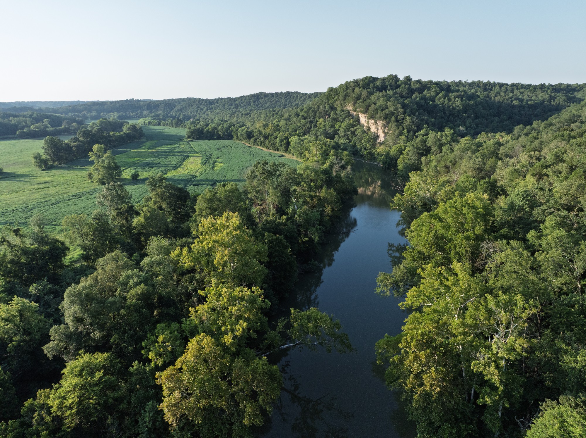0 Collier Bend Road Charlotte, TN 37036 - Photo 6 of 77 a view of a lake with a mountain in the background