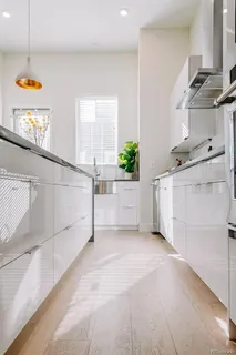 a view of a kitchen with electric equipment